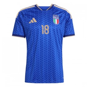 Jalkapallo Peliasut Italia Barella 18 Lasten Koti Pelipaita MM-kisat 2026 Lyhythihainen